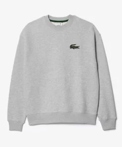 Sweatshirt Jogger Unisexe Loose Fit Avec Badge Crocodile | Lacoste Sale