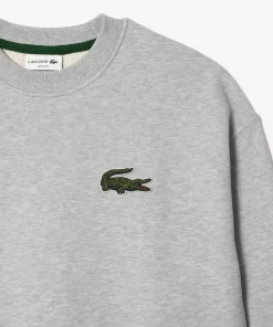 Sweatshirt Jogger Unisexe Loose Fit Avec Badge Crocodile | Lacoste Sale