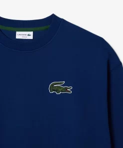 Sweatshirt Jogger Unisexe Loose Fit Avec Badge Crocodile | Lacoste Cheap