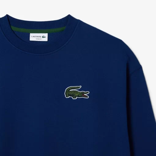 Sweatshirt Jogger Unisexe Loose Fit Avec Badge Crocodile | Lacoste Cheap