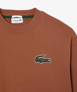 Sweatshirt Jogger Unisexe Loose Fit Avec Badge Crocodile | Lacoste Outlet