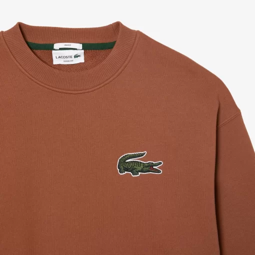 Sweatshirt Jogger Unisexe Loose Fit Avec Badge Crocodile | Lacoste Outlet