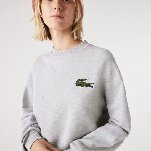 Sweatshirt Jogger Unisexe Loose Fit Avec Badge Crocodile | Lacoste Sale