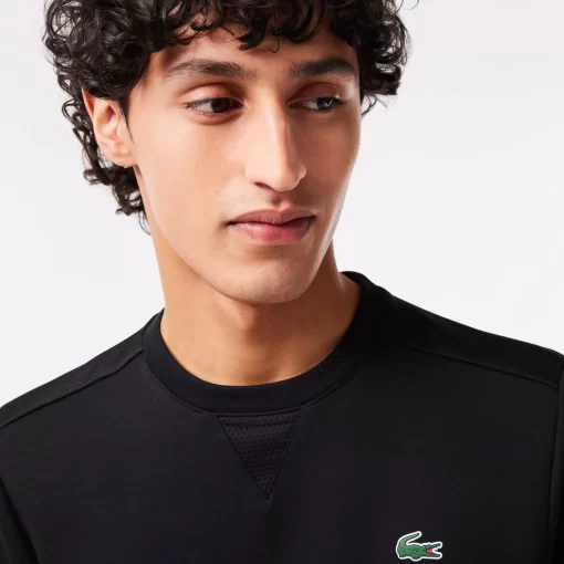 Sweatshirt Sport Uni Avec Empiecements Mesh | Lacoste Cheap