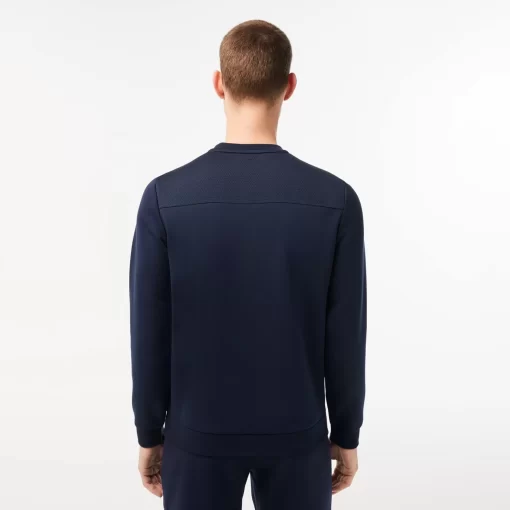 Sweatshirt Sport Uni Avec Empiecements Mesh | Lacoste Online