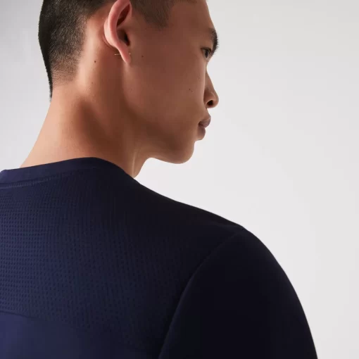 Sweatshirt Sport Uni Avec Empiecements Mesh | Lacoste Online