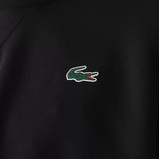 Sweatshirt Sport Uni Avec Empiecements Mesh | Lacoste Cheap