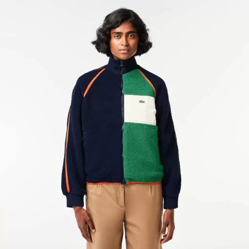 Sweatshirt Polaire Avec Details Contrastes | Lacoste Outlet