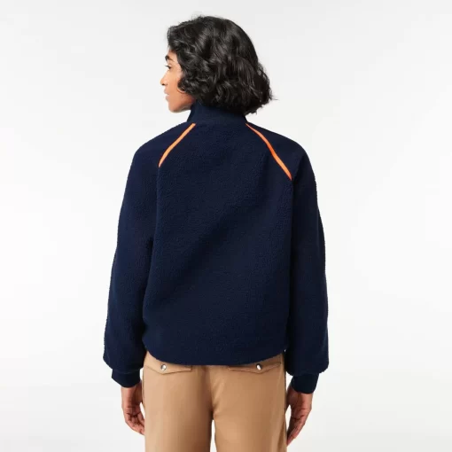 Sweatshirt Polaire Avec Details Contrastes | Lacoste Outlet