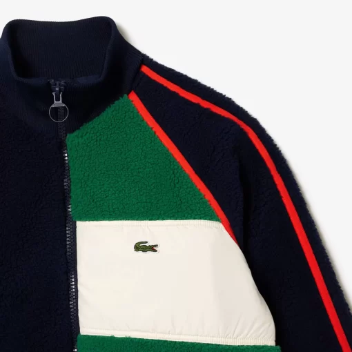 Sweatshirt Polaire Avec Details Contrastes | Lacoste Outlet