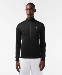 Sweatshirt Tennis Zippe En Tissu Indemaillable | Lacoste Cheap