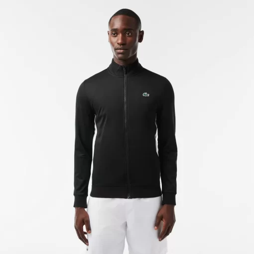 Sweatshirt Tennis Zippe En Tissu Indemaillable | Lacoste Cheap