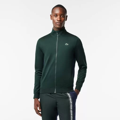 Sweatshirt Tennis Zippe En Tissu Indemaillable | Lacoste Flash Sale