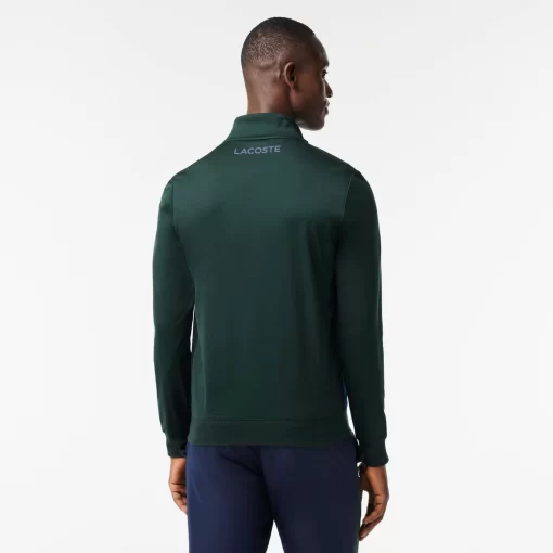 Sweatshirt Tennis Zippe En Tissu Indemaillable | Lacoste Flash Sale