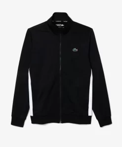 Sweatshirt Tennis Zippe En Tissu Indemaillable | Lacoste Cheap