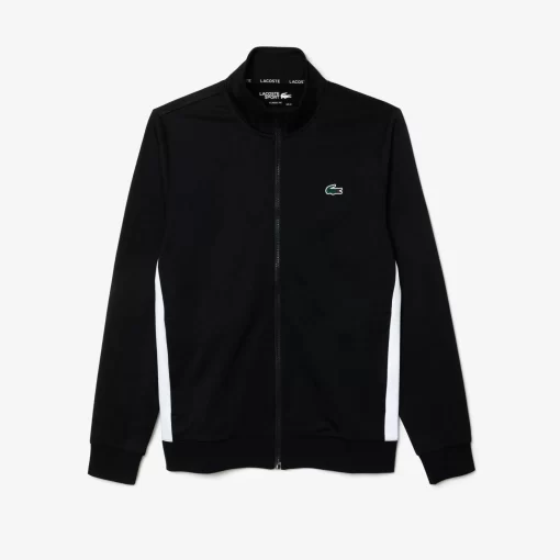 Sweatshirt Tennis Zippe En Tissu Indemaillable | Lacoste Cheap