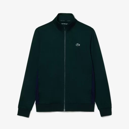 Sweatshirt Tennis Zippe En Tissu Indemaillable | Lacoste Flash Sale