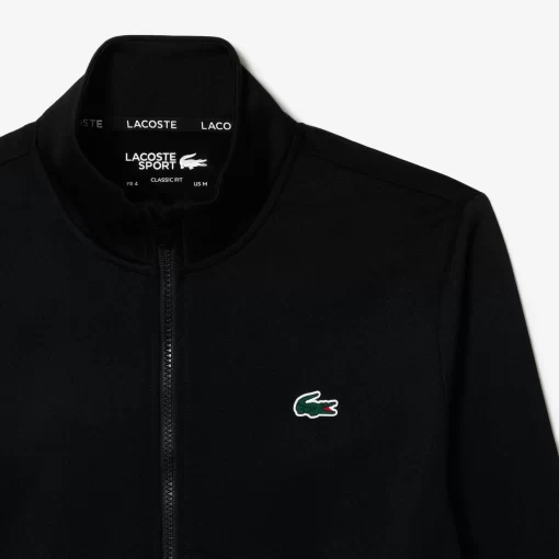 Sweatshirt Tennis Zippe En Tissu Indemaillable | Lacoste Cheap