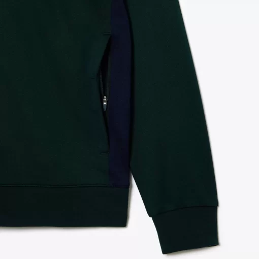 Sweatshirt Tennis Zippe En Tissu Indemaillable | Lacoste Flash Sale