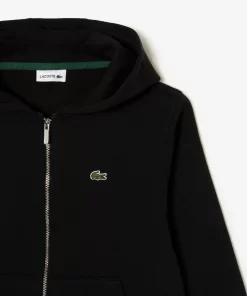 Sweatshirt Zippe A Capuche Enfant Avec Poche Kangourou | Lacoste Discount