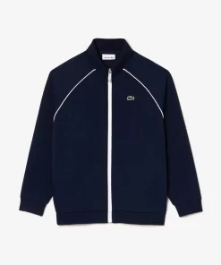 Sweatshirt Zippe Avec Details Contrastes | Lacoste Cheap