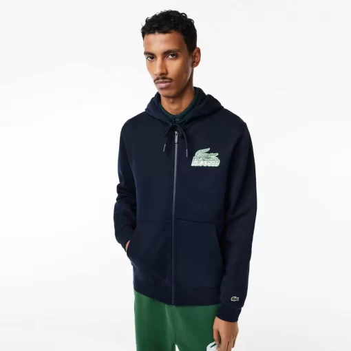 Sweatshirt Zippe Homme A Capuche En Molleton | Lacoste Best Sale