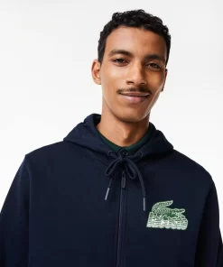 Sweatshirt Zippe Homme A Capuche En Molleton | Lacoste Best Sale