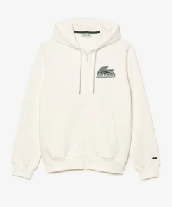 Sweatshirt Zippe Homme A Capuche En Molleton | Lacoste New