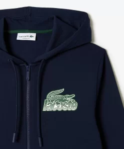 Sweatshirt Zippe Homme A Capuche En Molleton | Lacoste Best Sale