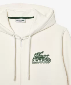 Sweatshirt Zippe Homme A Capuche En Molleton | Lacoste New