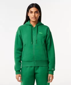 Sweatshirt Zippe Jogger En Molleton Gratte | Lacoste New