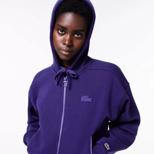 Sweatshirt Zippe Jogger En Molleton Gratte | Lacoste New