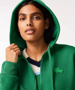 Sweatshirt Zippe Jogger En Molleton Gratte | Lacoste New