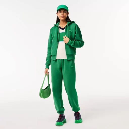 Sweatshirt Zippe Jogger En Molleton Gratte | Lacoste New