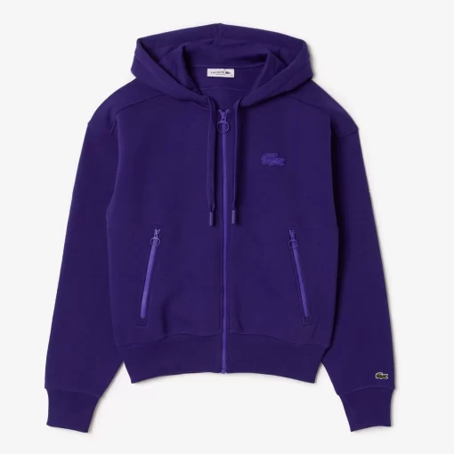 Sweatshirt Zippe Jogger En Molleton Gratte | Lacoste New