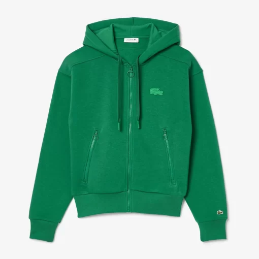 Sweatshirt Zippe Jogger En Molleton Gratte | Lacoste New