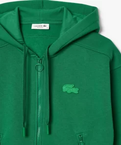 Sweatshirt Zippe Jogger En Molleton Gratte | Lacoste New