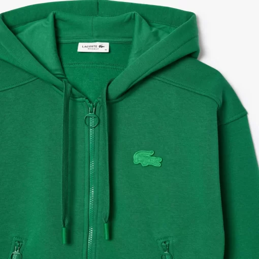 Sweatshirt Zippe Jogger En Molleton Gratte | Lacoste New