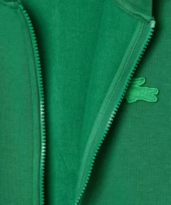 Sweatshirt Zippe Jogger En Molleton Gratte | Lacoste New