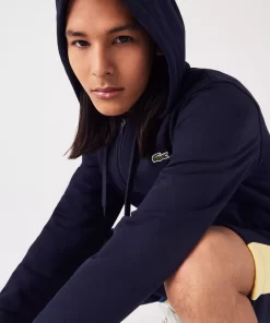 Sweatshirt Zippe Club Med A Capuche En Molleton | Lacoste Cheap