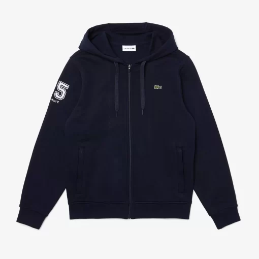 Sweatshirt Zippe Club Med A Capuche En Molleton | Lacoste Cheap