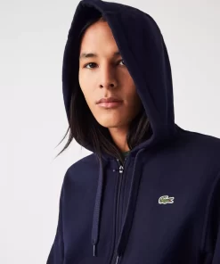 Sweatshirt Zippe Club Med A Capuche En Molleton | Lacoste Cheap