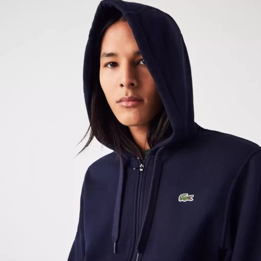 Sweatshirt Zippe Club Med A Capuche En Molleton | Lacoste Cheap