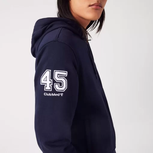 Sweatshirt Zippe Club Med A Capuche En Molleton | Lacoste Cheap