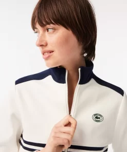 Sweatshirt Zippe X Sporty & Rich A Rayures | Lacoste Best Sale