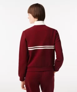 Sweatshirt Zippe X Sporty & Rich A Rayures | Lacoste Shop