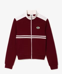 Sweatshirt Zippe X Sporty & Rich A Rayures | Lacoste Shop