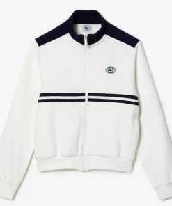 Sweatshirt Zippe X Sporty & Rich A Rayures | Lacoste Best Sale