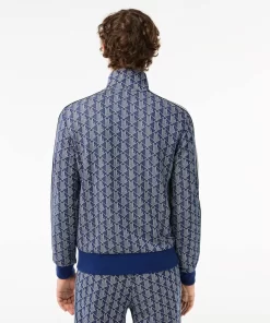 Sweatshirt Zippe Paris Jacquard Monogramme | Lacoste Outlet