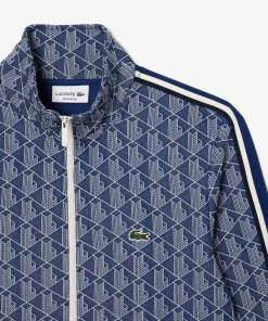 Sweatshirt Zippe Paris Jacquard Monogramme | Lacoste Outlet